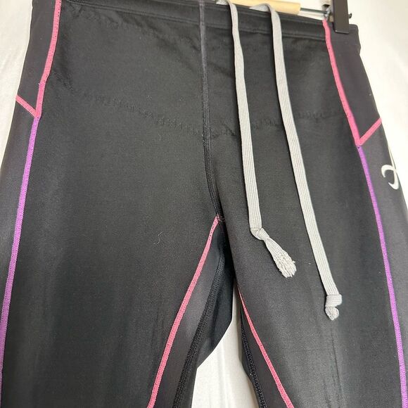 CW-X joint compression Black leggings with Pink and Purple Accents Size M - Picture 5 of 8